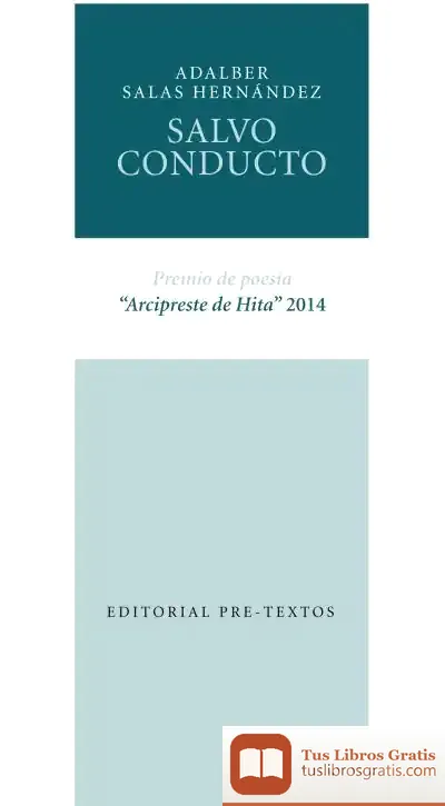 Descargar Salvoconducto de Adalber Salas Hernández