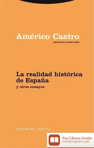 Descargar Obra Reunida Américo Castro Vol. 4