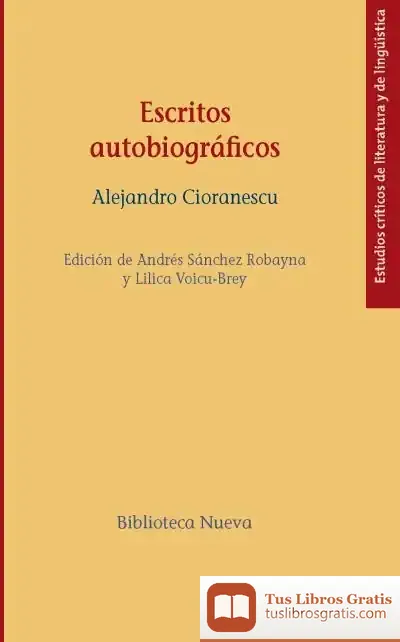 Descargar Escritos Autobiográficos de Andrés Sánchez Robayna