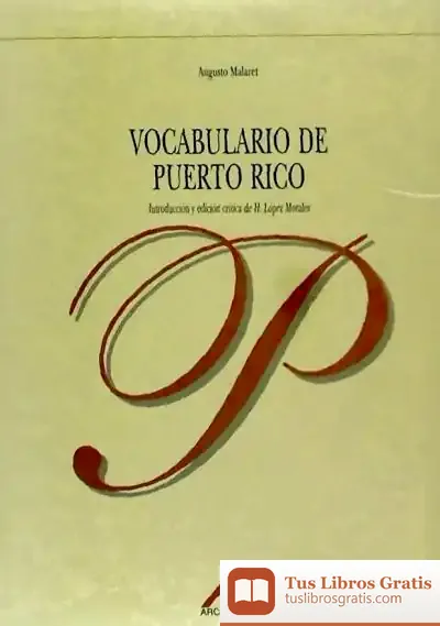 Descargar Vocabulario De Puerto Rico