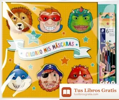 Descargar Coloreo Mis Máscaras - Naranja + Lápices
