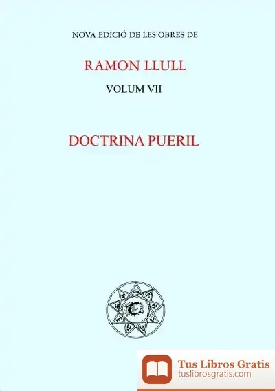 Descargar Doctrina Pueril de Beato Ramón Llull