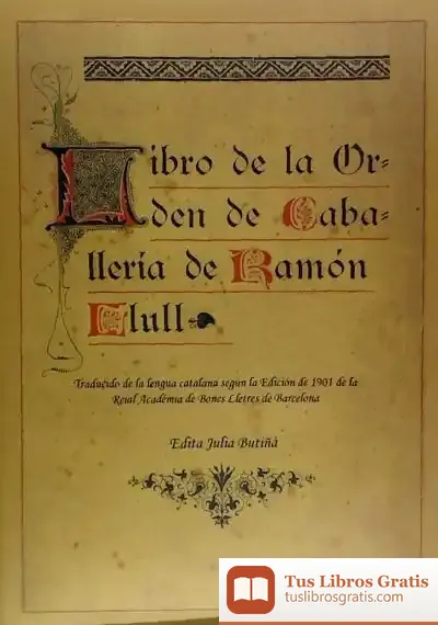 Descargar Libre De L’Orde De Cavalleria de Beato Ramón Llull
