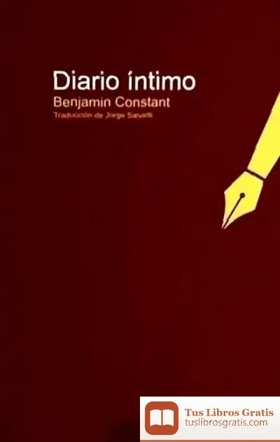Descargar Diario Intimo de Benjamin Constant