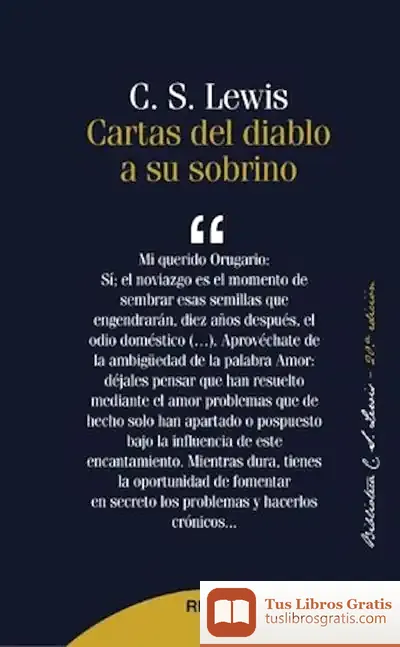 Descargar Cartas Del Diablo A Su Sobrino