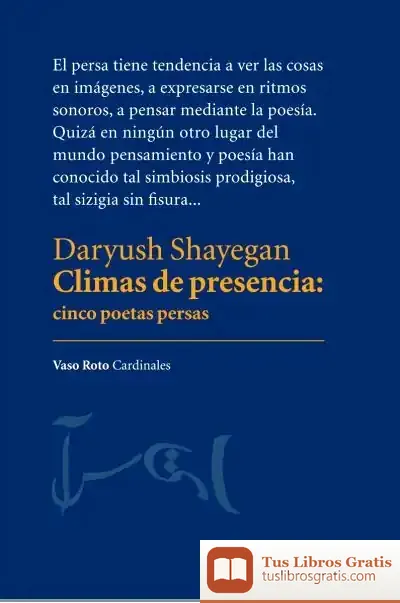 Descargar Climas De Presencia de Daryush Shayegan