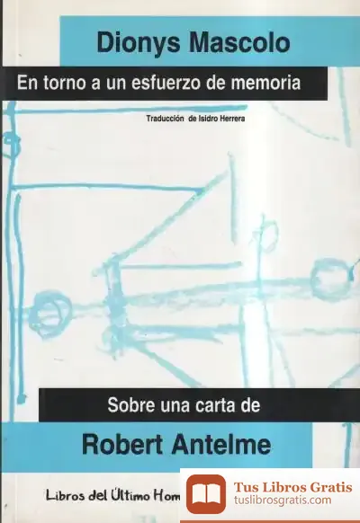 Descargar En Torno A Un Esfuerzo De Memoria