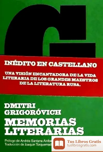 Descargar Memorias Literarias