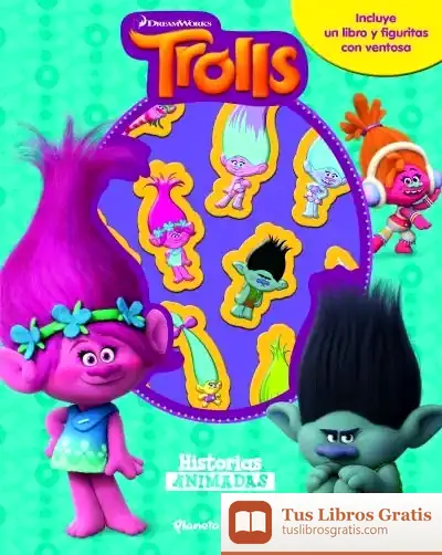 Descargar Trolls. Historias Animadas: Libro Con 10 Figuritas de Dreamworks