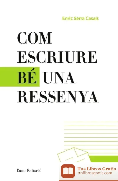 Descargar Com Escriure Bé Una Ressenya