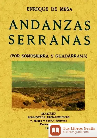Descargar Andanzas Serranas de Enrique de Mesa