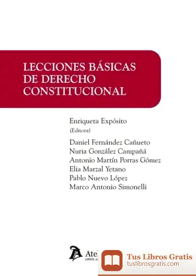 Descargar Lecciones Básicas De Derecho Constitucional de Enriqueta Expósito