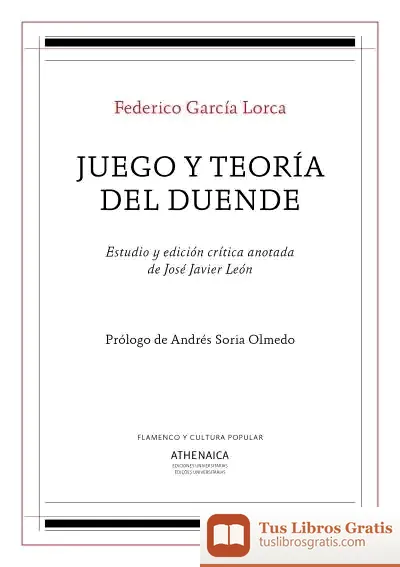 Descargar Juego Y Teoría Del Duende