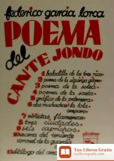 Descargar Poemas Del Cante Jondo Facsimil