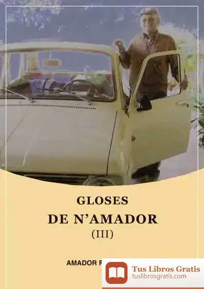 Descargar Gloses De N'Amador (Iii) de Felip Munar I Munar