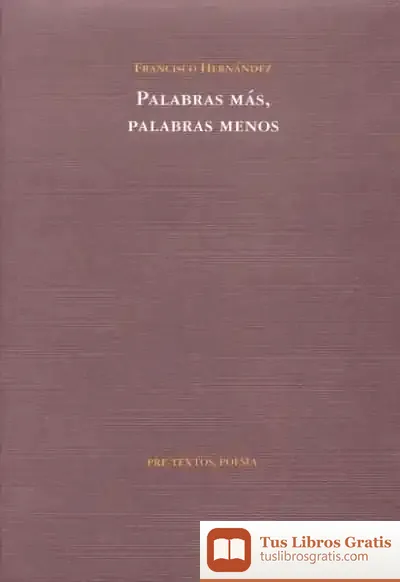 Descargar Palabras Más, Palabras Menos