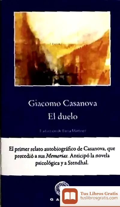 Descargar El Duelo de Giacomo Casanova