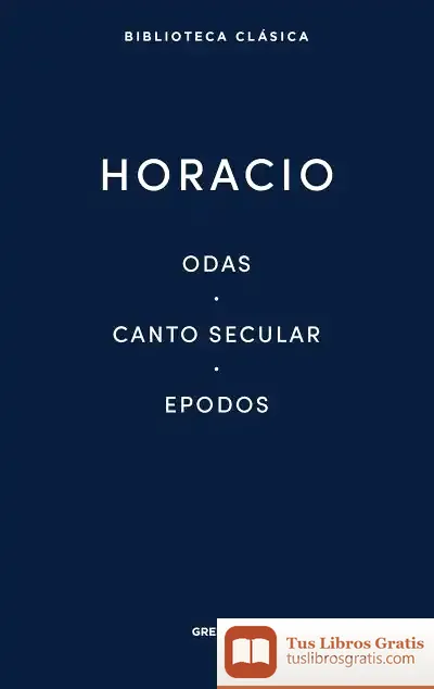Descargar Odas, Canto Secular, Epodo