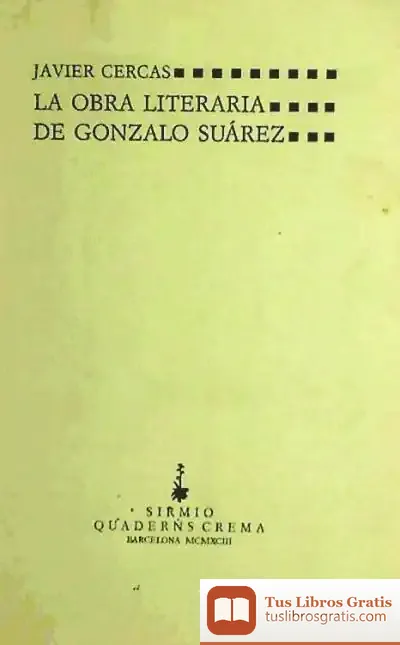 Descargar Obra Literaria Gonzalo Suarez