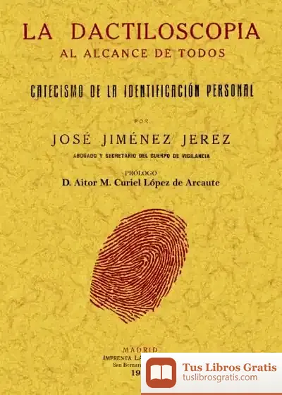 Descargar La Dactiloscopia Al Alcance De Todos
