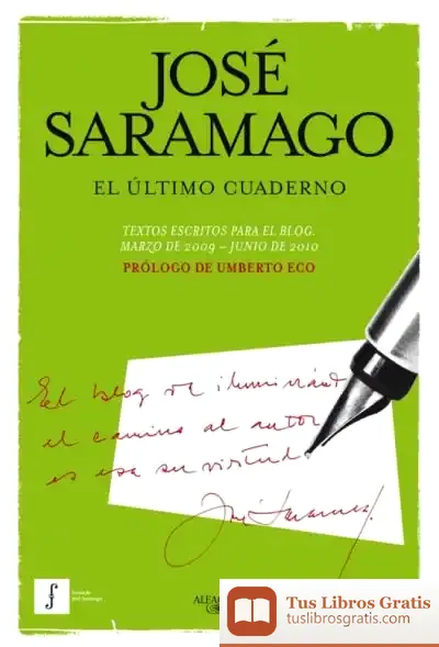 Descargar El Último Cuaderno de José Saramago