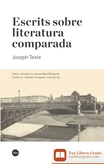 Descargar Escrits Sobre Literatura Comparada