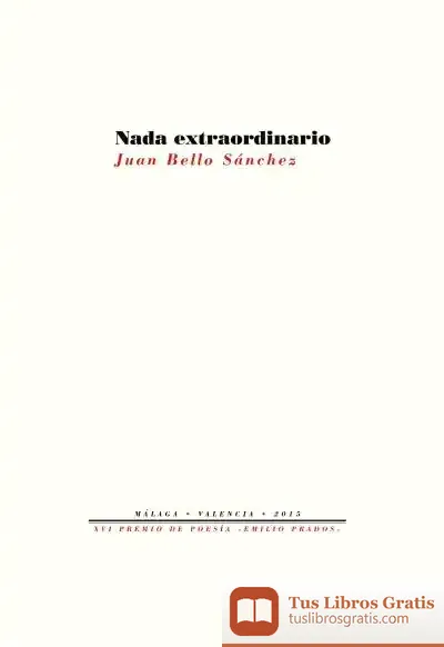 Descargar Nada Extraordinario