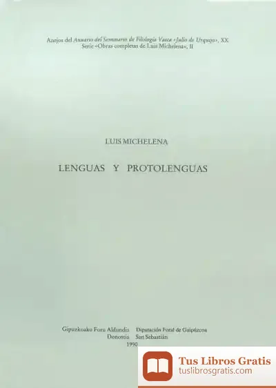 Descargar Lenguas Y Protolenguas