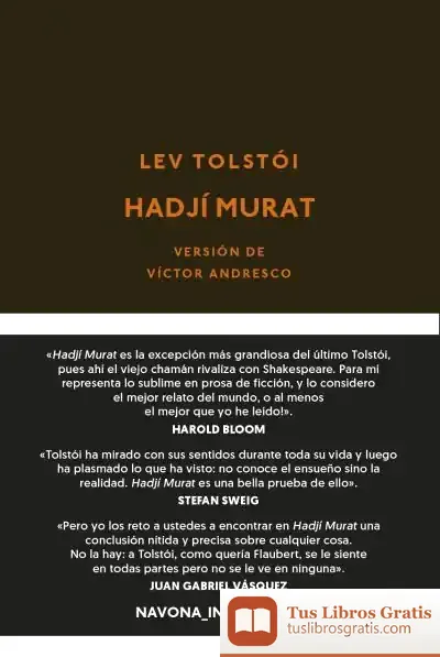 Descargar Hadjí Murat de Lev Tolstói