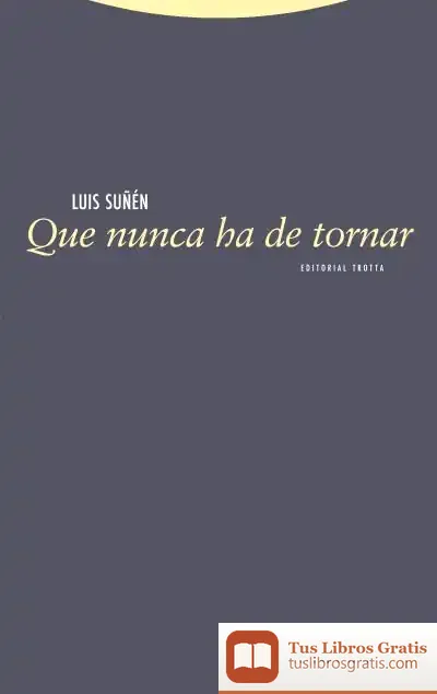 Descargar Que Nunca Ha De Tornar