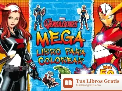 Descargar Los Vengadores. Megalibro Para Colorear 2 de Marvel