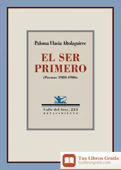 Descargar El Ser Primero