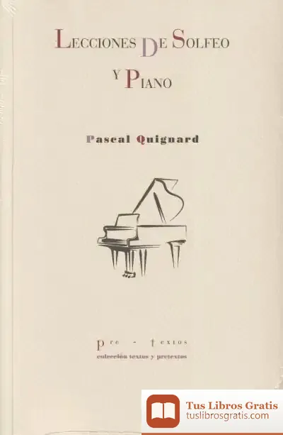 Descargar Lecciones De Solfeo Y Piano