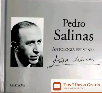 Descargar Antologia Personal Pedro Salinas (V.Voz) de Pedro Vaquero del Pozo
