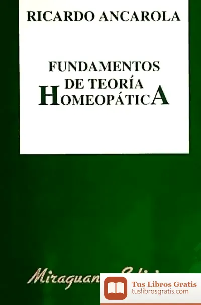 Descargar Fundamentos De Teoría Homeopática