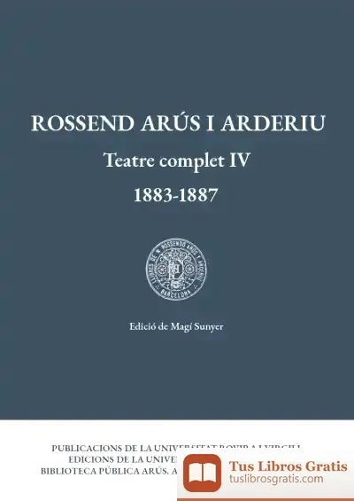 Descargar Teatre Complet Iv (1883-1887)