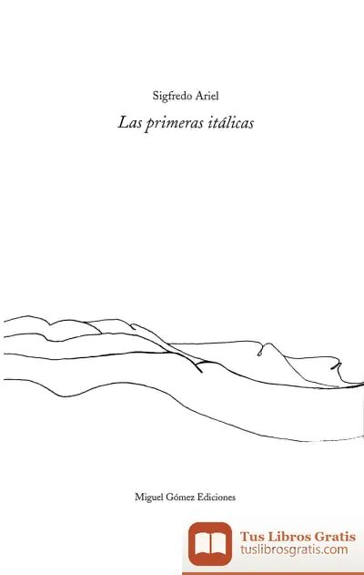 Descargar Las Primeras Itálicas de John Connolly
