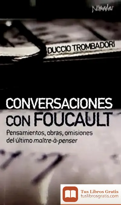 Descargar Conversaciones Con Foucault