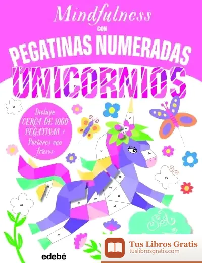 Descargar Mindfulness Con Pegatinas Numeradas: Unicornios
