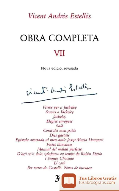 Descargar Obra Completa, Vol.Vii