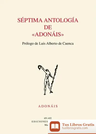 Descargar Séptima Antologia De Adonáis
