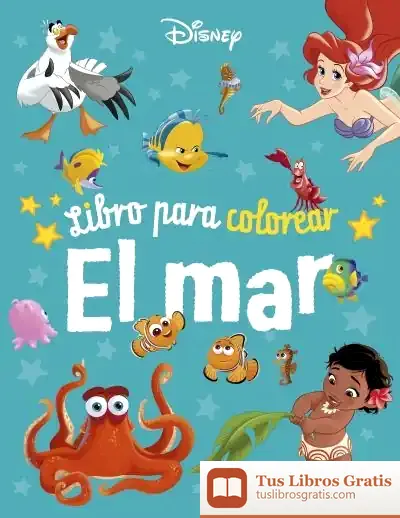 Descargar Disney. Libro Para Colorear. El Mar de Walt Disney