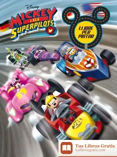 Descargar Mickey I Els Superpilots. Llibre Per Pintar de Walt Disney