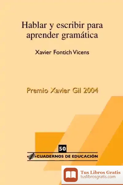 Descargar Hablar Y Escribir Para Aprender Gramática